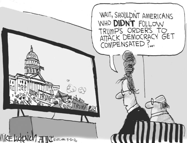 Editorial cartoons — 2 of them